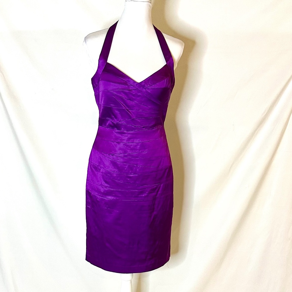 BEBE Halter Neck Dress